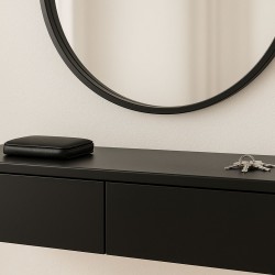 Vidta Çekmeceli Siyah Asma Dresuar Vidta Çekmeceli Siyah Asma Dresuar