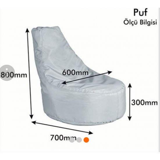 Armut Puf Kırmızı Armut Puf Kırmızı