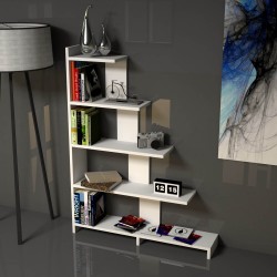 Step Kitaplık Beyaz