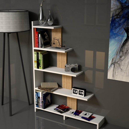 Step Kitaplık Safir Meşe Step Kitaplık Safir Meşe