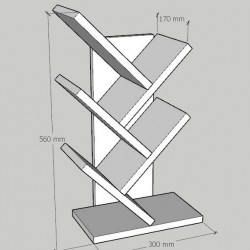 Sense Maxi Masa Üstü Kitaplık Sense Maxi Masa Üstü Kitaplık
