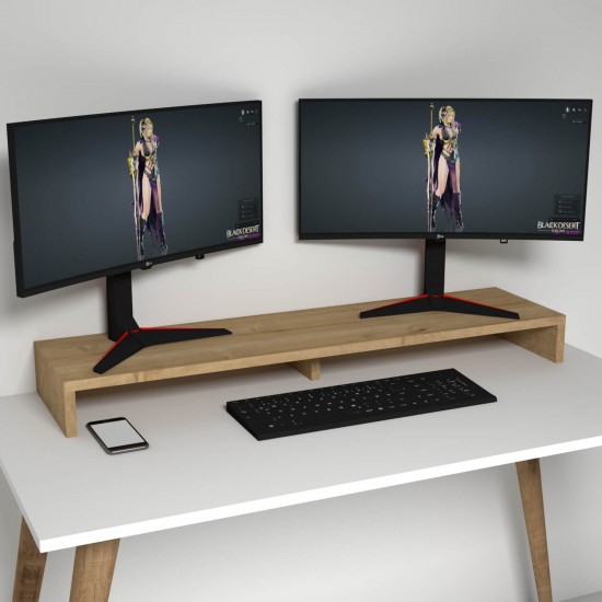 Carry Safir Meşe Ekran Yükseltici Stand Carry Safir Meşe Ekran Yükseltici Stand