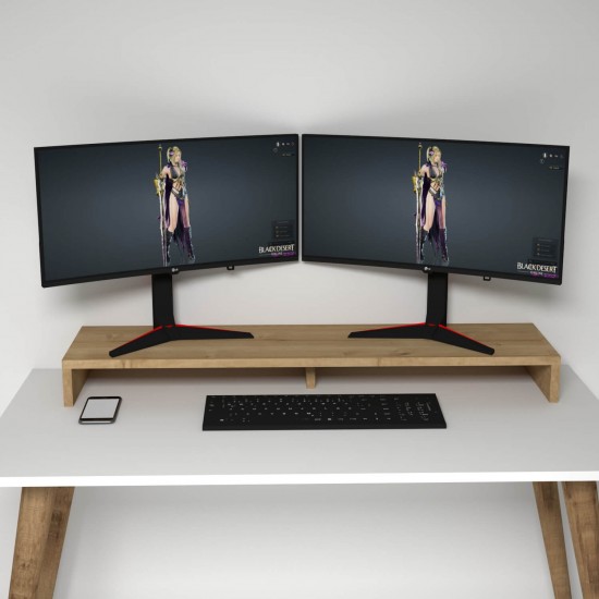 Carry Safir Meşe Ekran Yükseltici Stand Carry Safir Meşe Ekran Yükseltici Stand