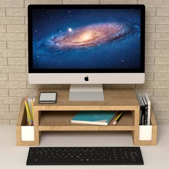 Atlas Safir Meşe Monitör Yükseltici Stand Atlas Safir Meşe Monitör Yükseltici Stand