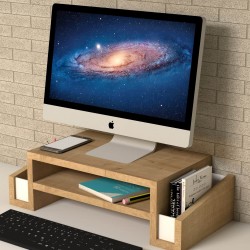 Atlas Safir Meşe Monitör Yükseltici Stand Atlas Safir Meşe Monitör Yükseltici Stand