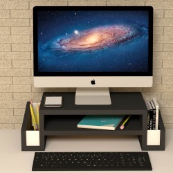 Atlas Siyah Monitör Yükseltici Stand Atlas Siyah Monitör Yükseltici Stand