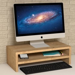 Beliz Safir Meşe Monitör Yükseltici Stand