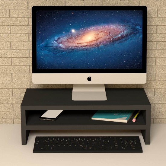 Beliz Siyah Monitör Yükseltici Stand