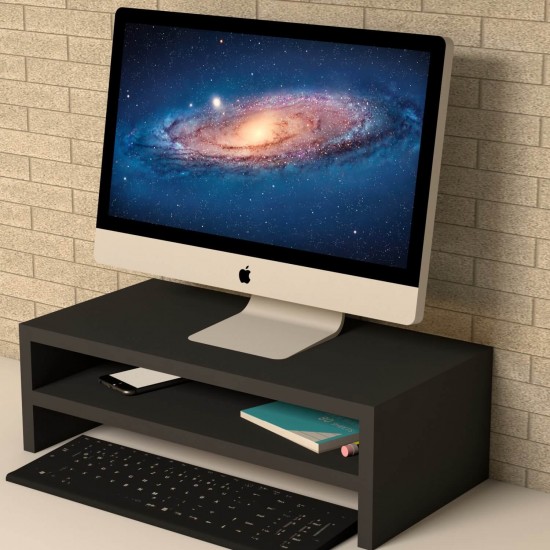 Beliz Siyah Monitör Yükseltici Stand