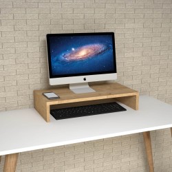 Mary Safir Meşe Monitör Yükseltici Stand