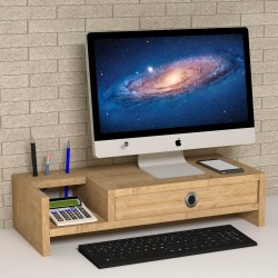 Mira Safir Meşe Monitör Yükseltici Stand