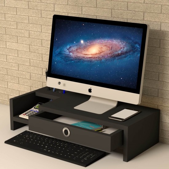 Mira Siyah Monitör Yükseltici Stand
