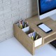Sally Safir Meşe Monitör Yükseltici Stand