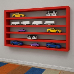 Dream Montessori Kırmızı Oyuncak Rafı Dream Montessori Kırmızı Oyuncak Rafı