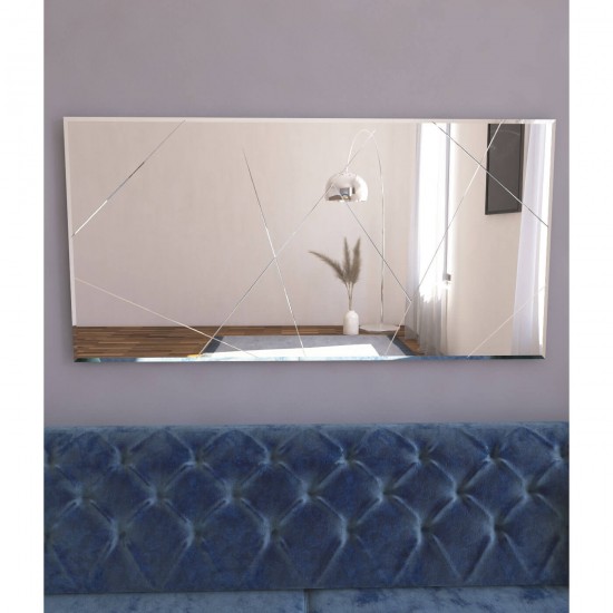 120x60cm asimetrik desen dekoratif salon ayna 120x60cm asimetrik desen dekoratif salon ayna