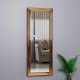 40x105cm dekoratif parlak bronz profil salon boy ayna