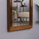 40x105cm dekoratif parlak bronz profil salon boy ayna