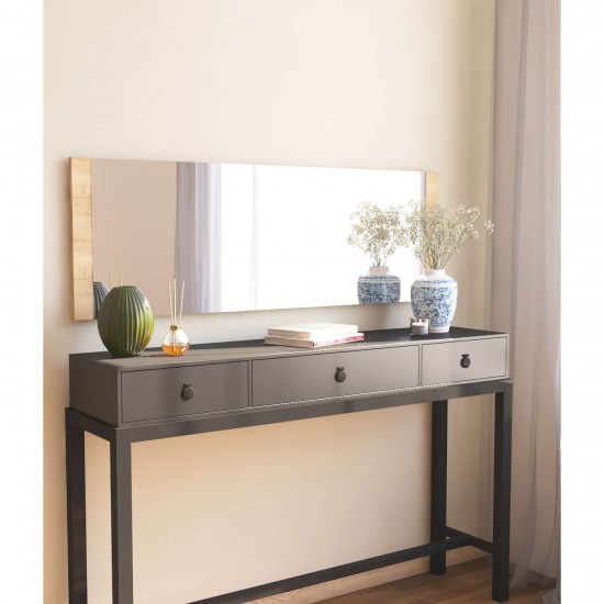 40x120cm safir meşe dekoratif boy ayna