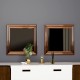 40x40 2'li dekoratif parlak bronz çerceveli salon ayna 40x40 2'li dekoratif parlak bronz çerceveli salon ayna