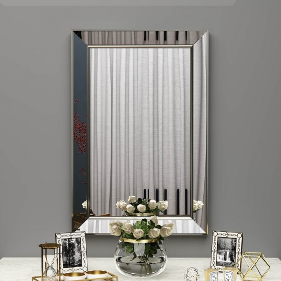 50x75 dekoratif bronz çerceveli salon ayna 50x75 dekoratif bronz çerceveli salon ayna