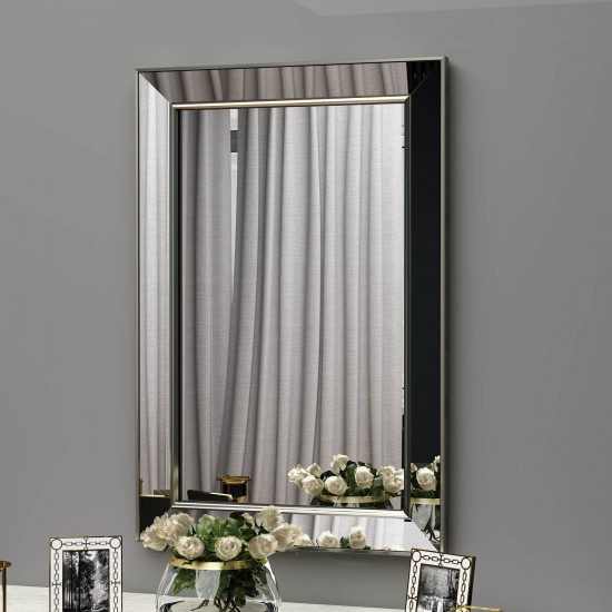 50x75 dekoratif bronz çerceveli salon ayna 50x75 dekoratif bronz çerceveli salon ayna