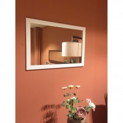 50x75cm dekoratif mat beyaz salon boy ayna