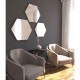 70x60cm,60x50cm,50x40cm asimetrik desen altıgen salon ayna