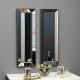 90x30 2'li dekoratif bronz çerceveli salon ayna 90x30 2'li dekoratif bronz çerceveli salon ayna