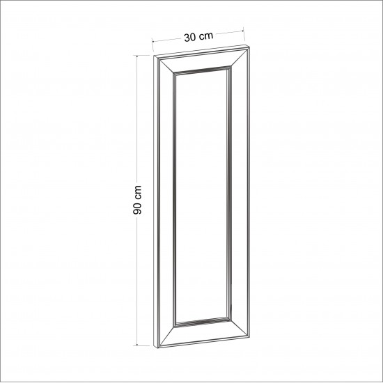 90x30 2'li dekoratif bronz çerceveli salon ayna 90x30 2'li dekoratif bronz çerceveli salon ayna