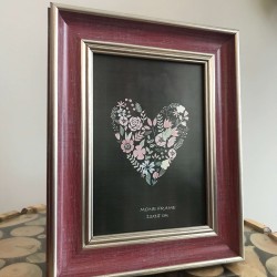 Pembe Fotograf Cercevesi