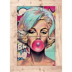 Createew Dekoratif Ahşap Tablo MK-905