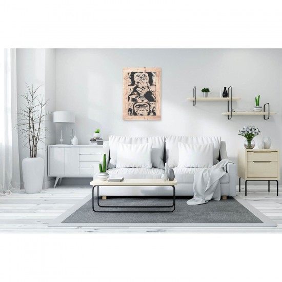 Createew Dekoratif Ahşap Tablo MK-907