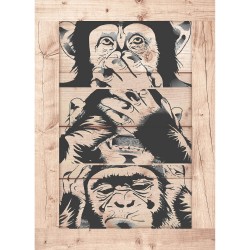 Createew Dekoratif Ahşap Tablo MK-907