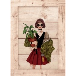 Createew Dekoratif Ahşap Tablo MK-916