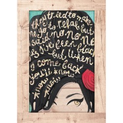 Createew Dekoratif Ahşap Tablo MK-922