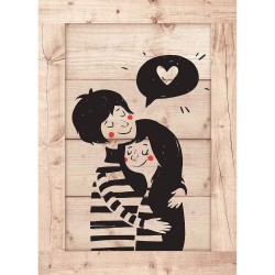 Createew Dekoratif Ahşap Tablo MK-931