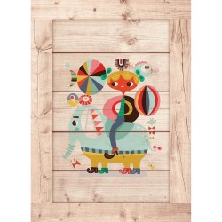 Createew Dekoratif Ahşap Tablo MK-935