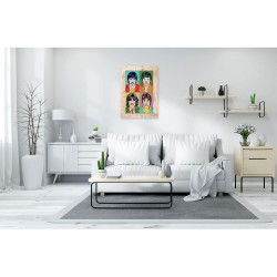 Createew Dekoratif Ahşap Tablo MK-944 Createew Dekoratif Ahşap Tablo MK-944