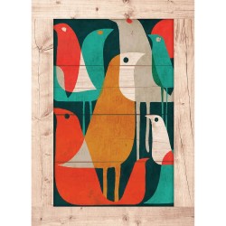 Createew Dekoratif Ahşap Tablo MK-950