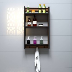 Sare Çok Amaçlı Ceviz Asma Raf