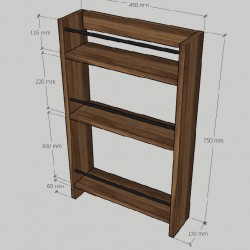 Sare Çok Amaçlı Safir Asma Raf Sare Çok Amaçlı Safir Asma Raf